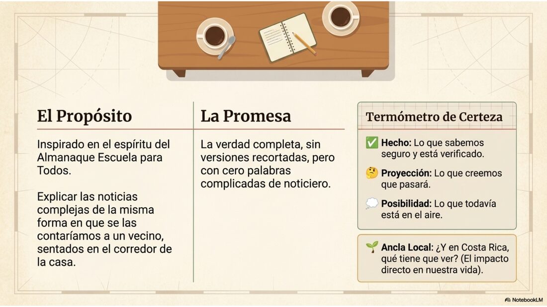 El propósito y la promesa de esta edición: inspirado en el espíritu del Almanaque Escuela para Todos.