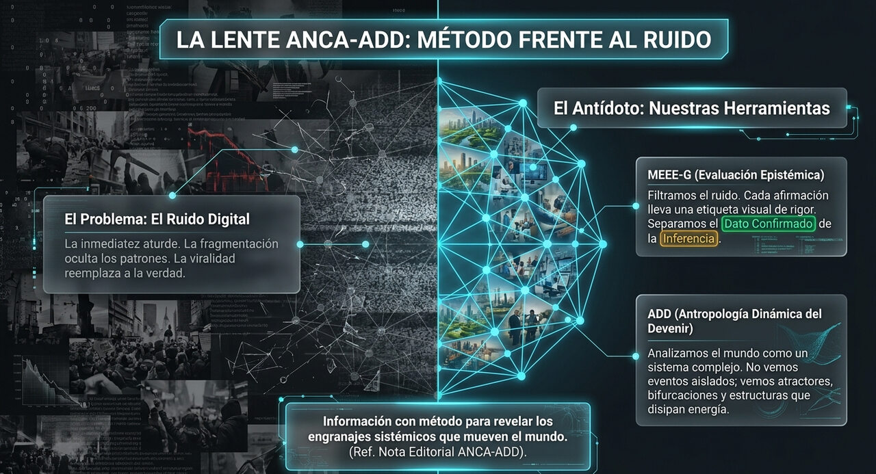 La lente ANCA-ADD: método frente al ruido. MEEE-G y Análisis Dinámico del Devenir.