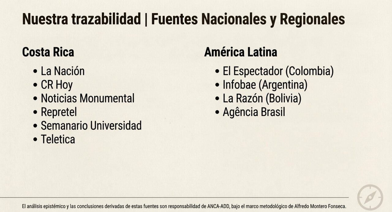 Trazabilidad: medios de Costa Rica y de América Latina.