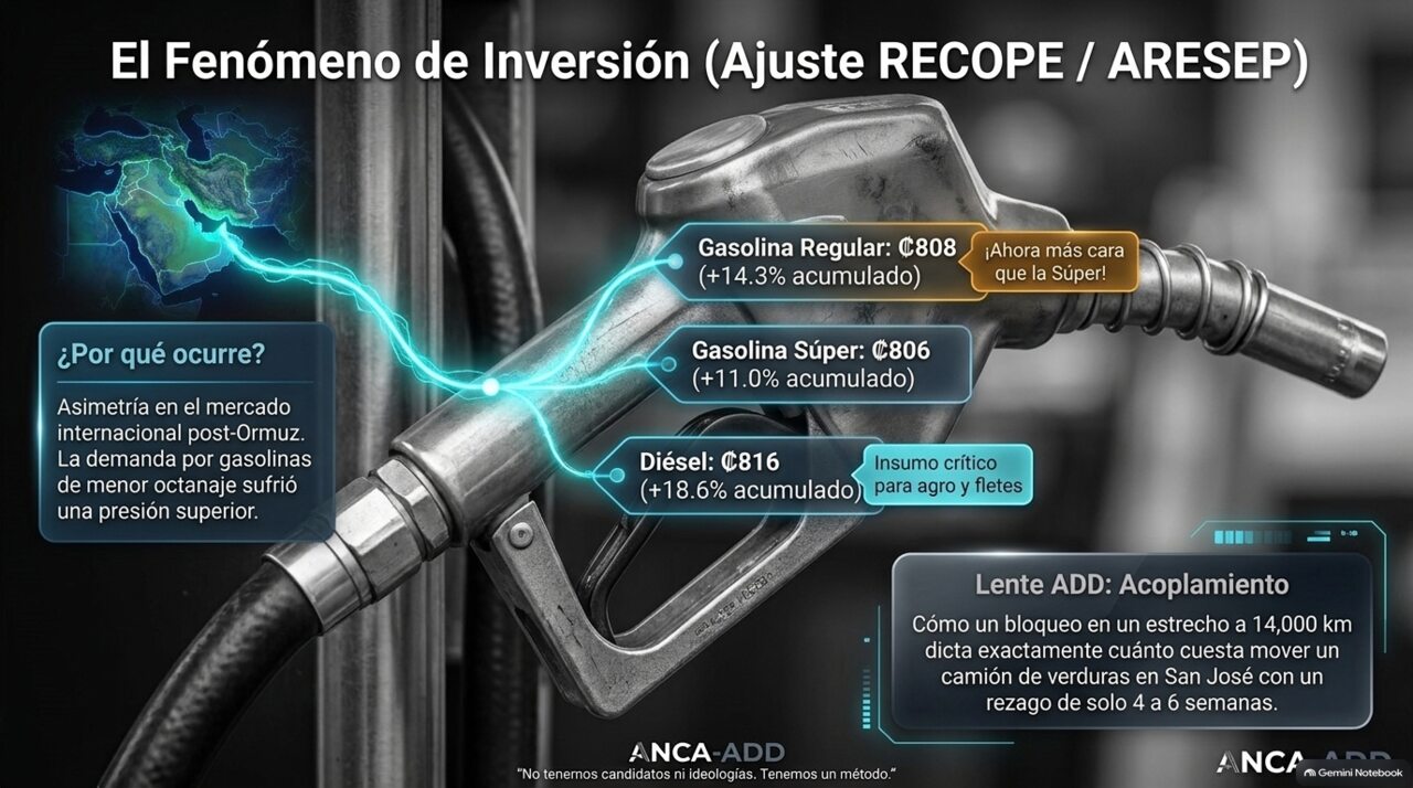 Ajuste de combustibles RECOPE y ARESEP