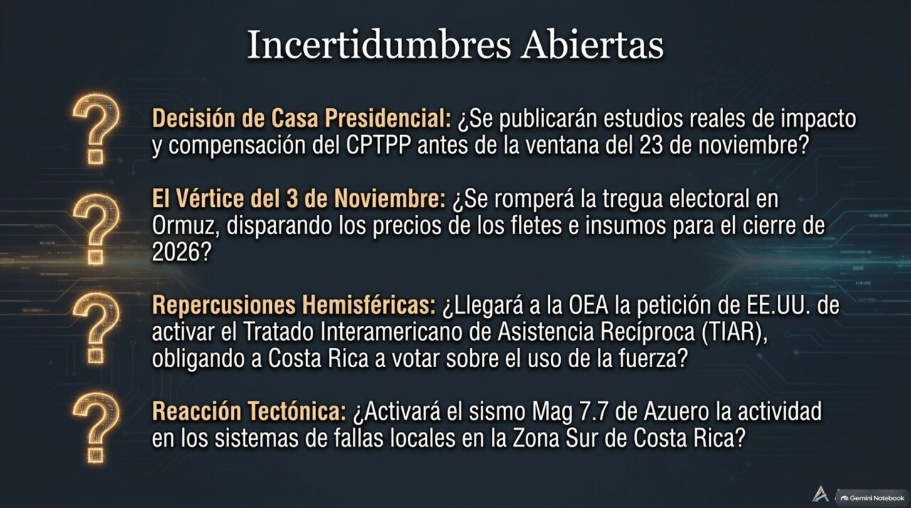 Incertidumbres abiertas