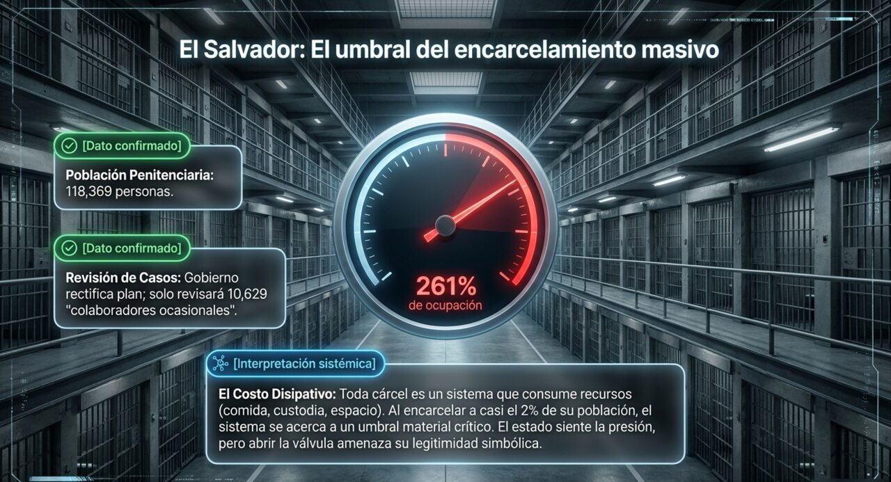 El Salvador: el umbral del encarcelamiento masivo